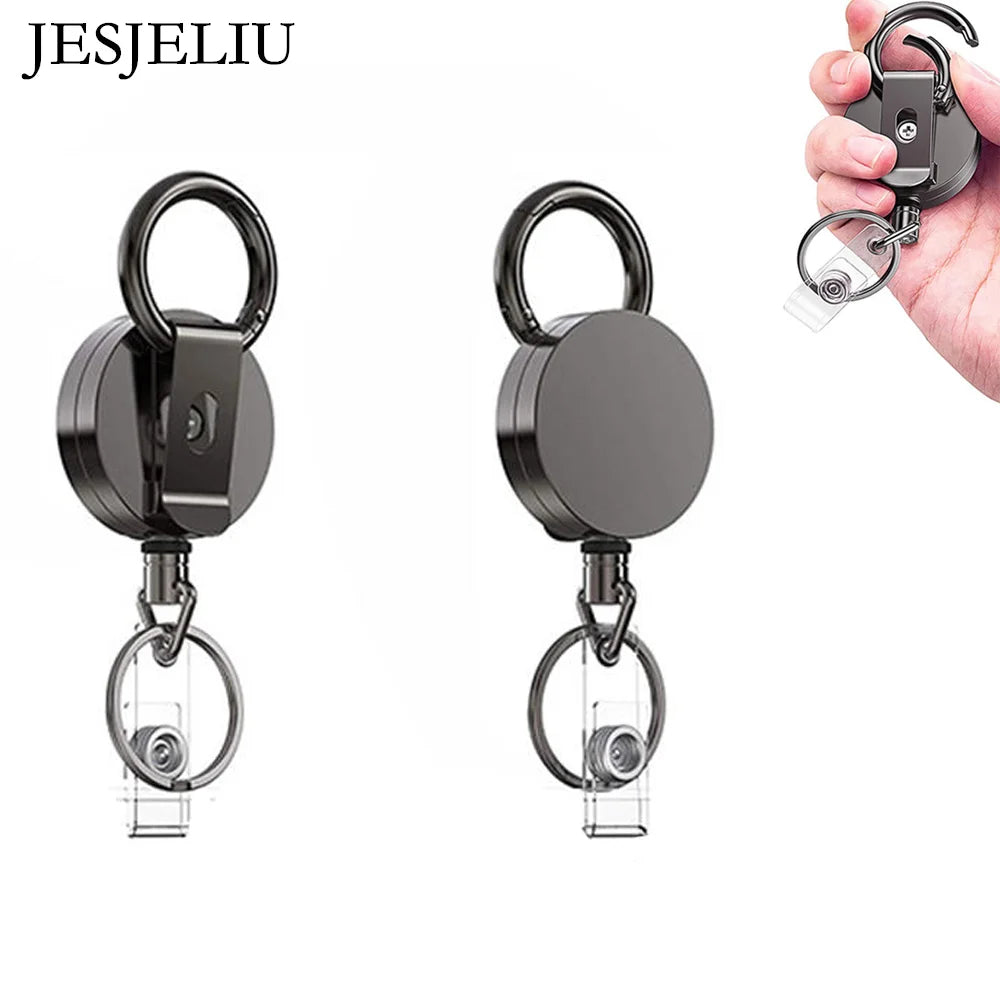 Key Ring Holder - Recoil Chain Clips | Gadget Garage