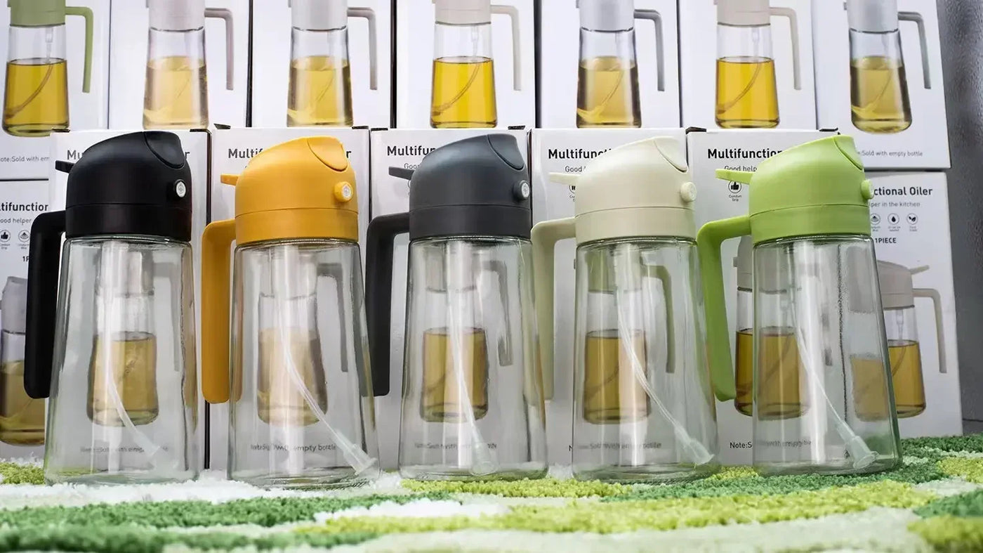 Glass Olive Oil Sprayer – 500ml Cooking Tool | Gadget Garage