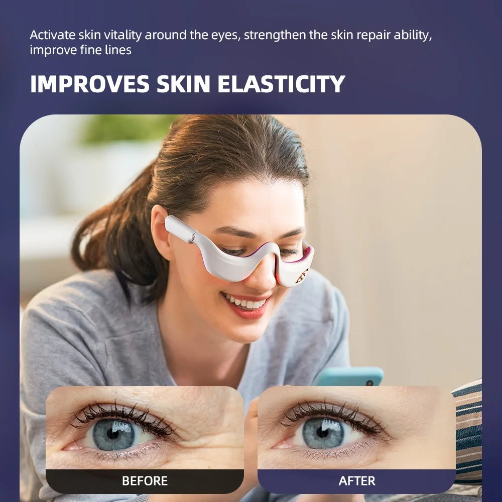 Red Light Eye Massager for Puffiness | Gadget Garage