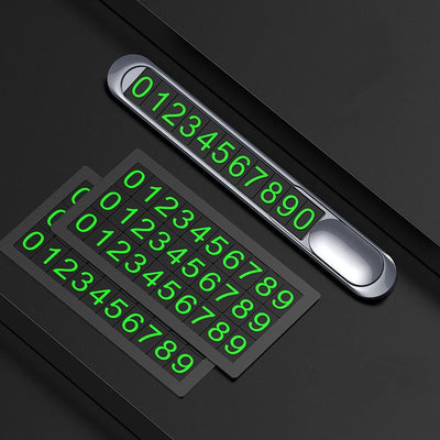 Temporary Parking Card with Number Display | Gadget Garage