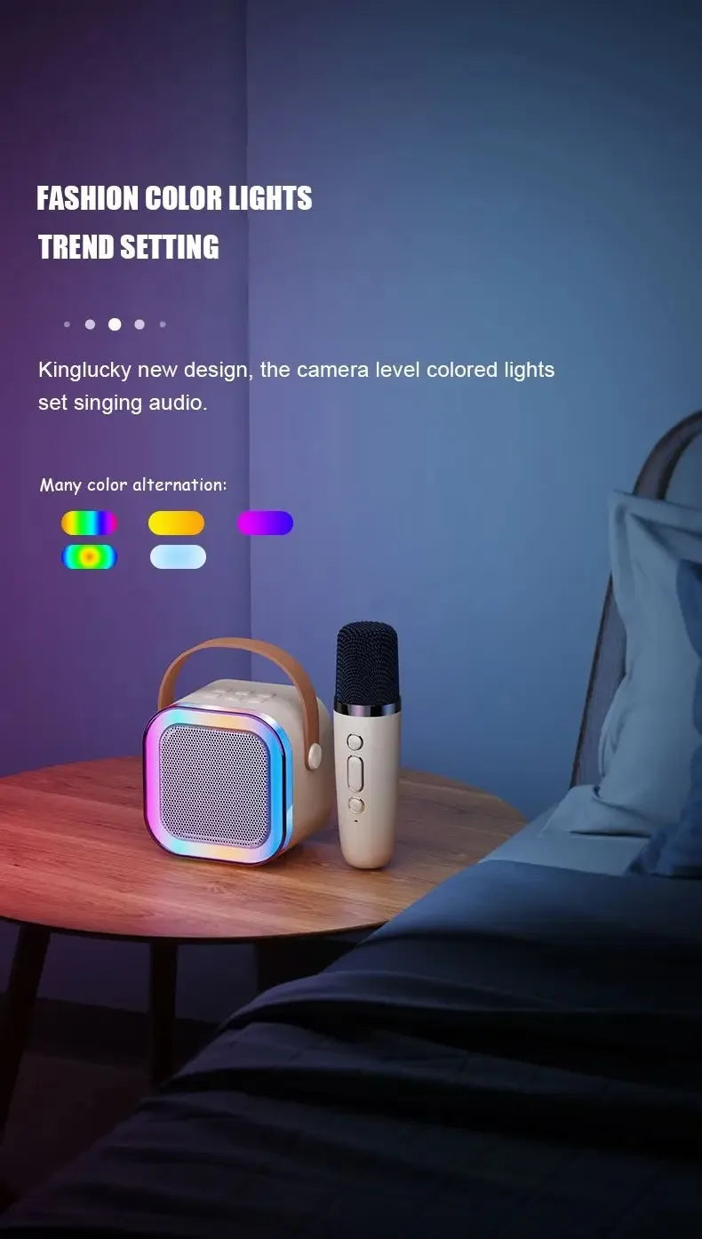 Bluetooth Karaoke Speaker – Portable System | Gadget Garage