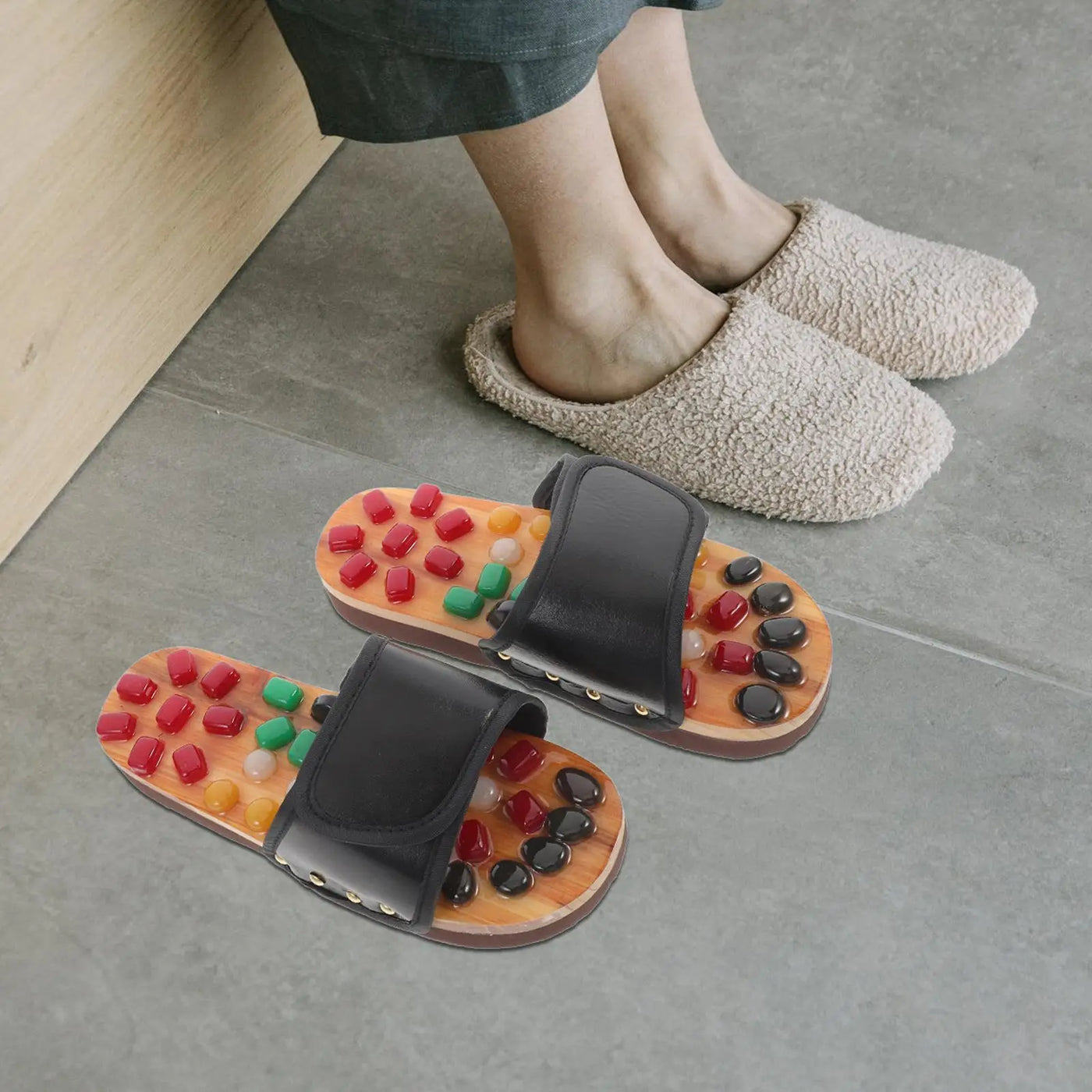 Reflexology Massage Sandals – Acupressure Foot Relief