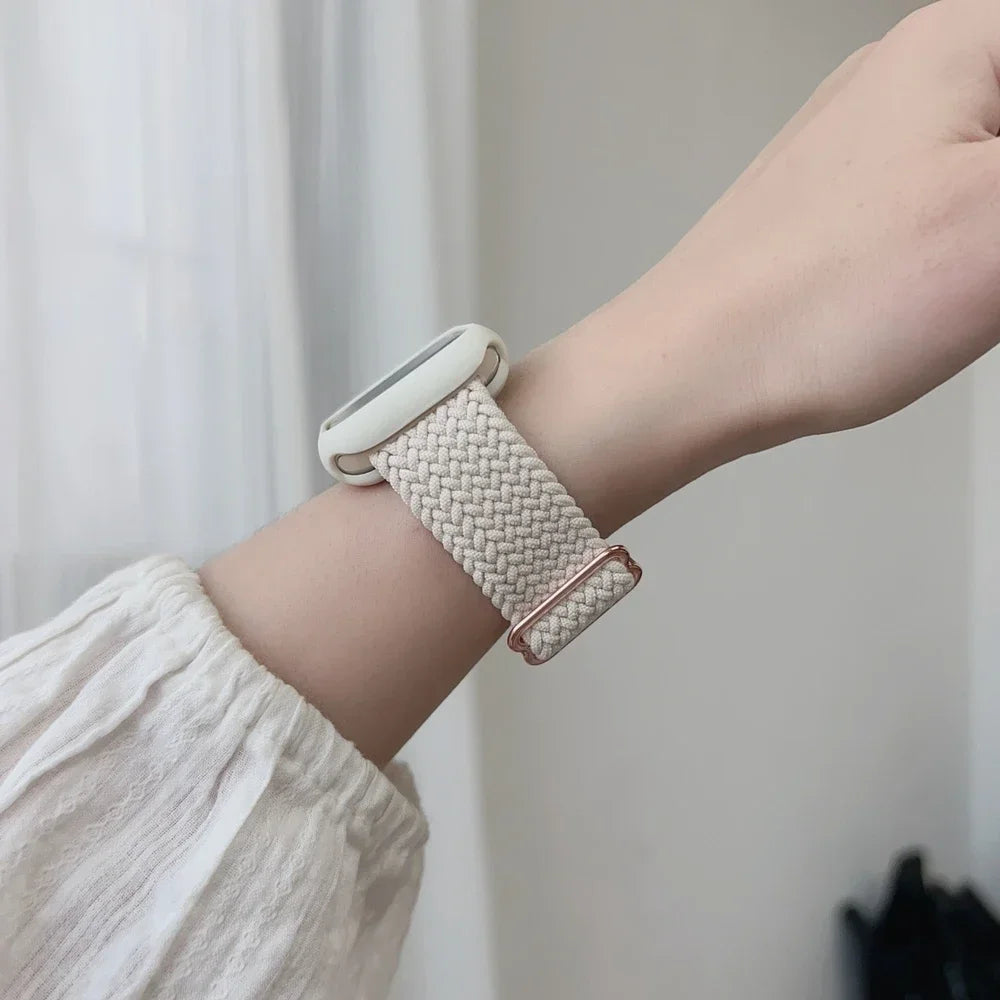 Braided Apple Watch Strap - Elastic Band | Gadget Garage​